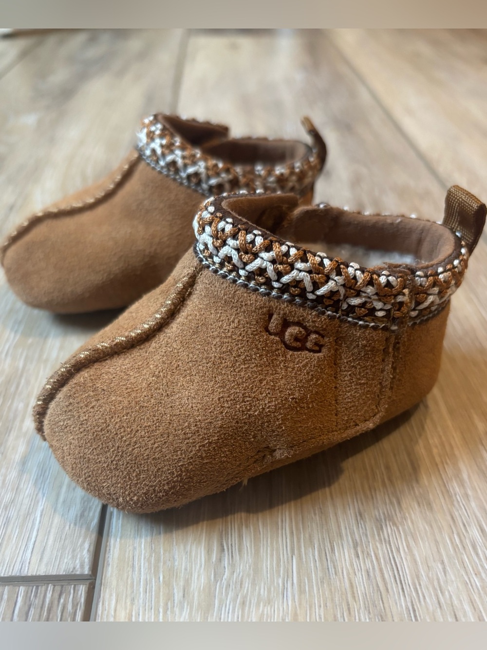 UGG Baby Tasman Slippers - Chestnut- Size 0/1 Infant NWOT